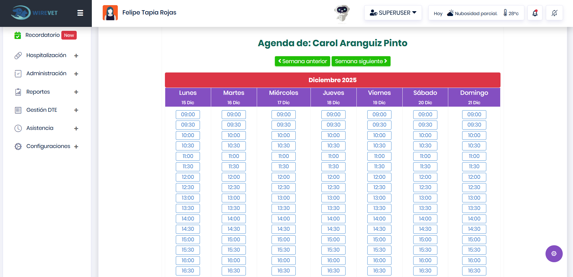 Detalle de historial médico