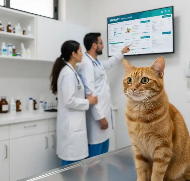 Ficha electrónica digital en wirevet