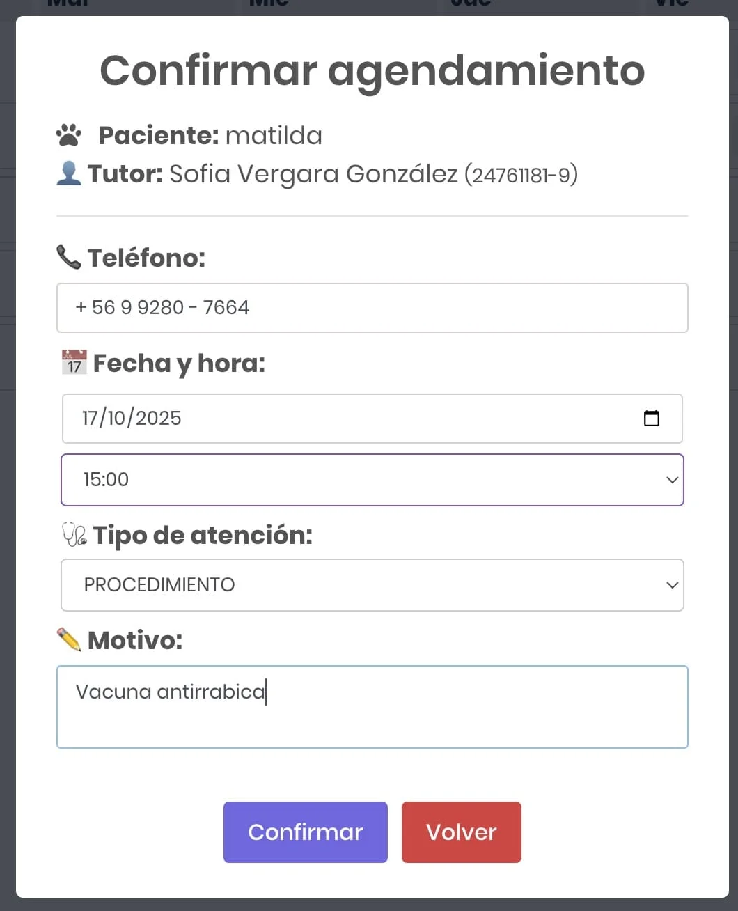 Agendamiento online para clientes